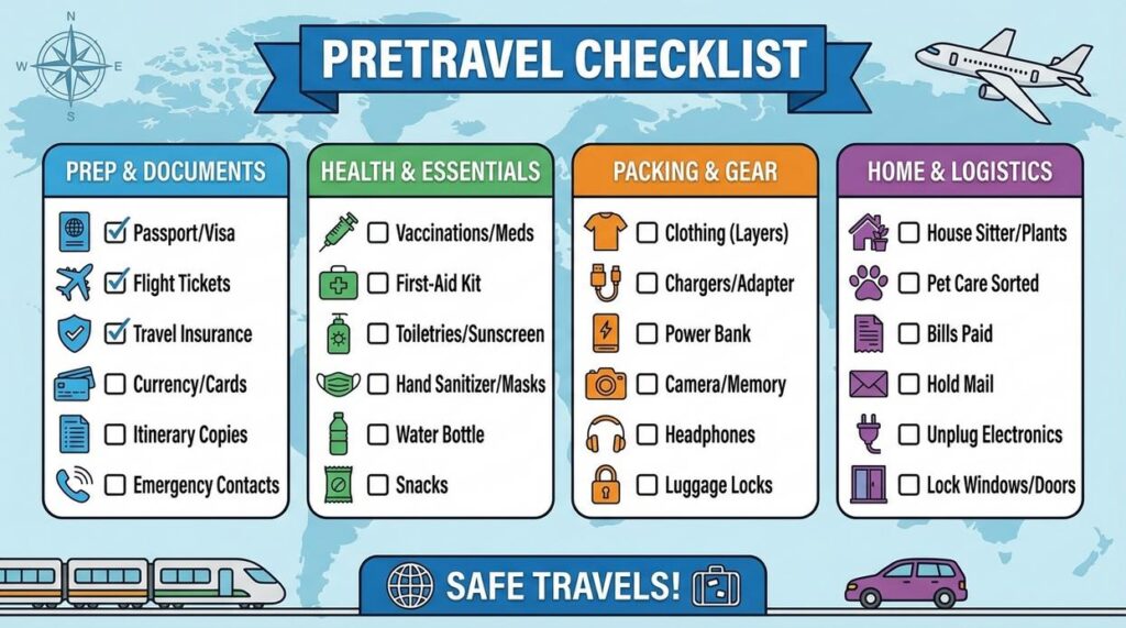 Pretravel Checklist